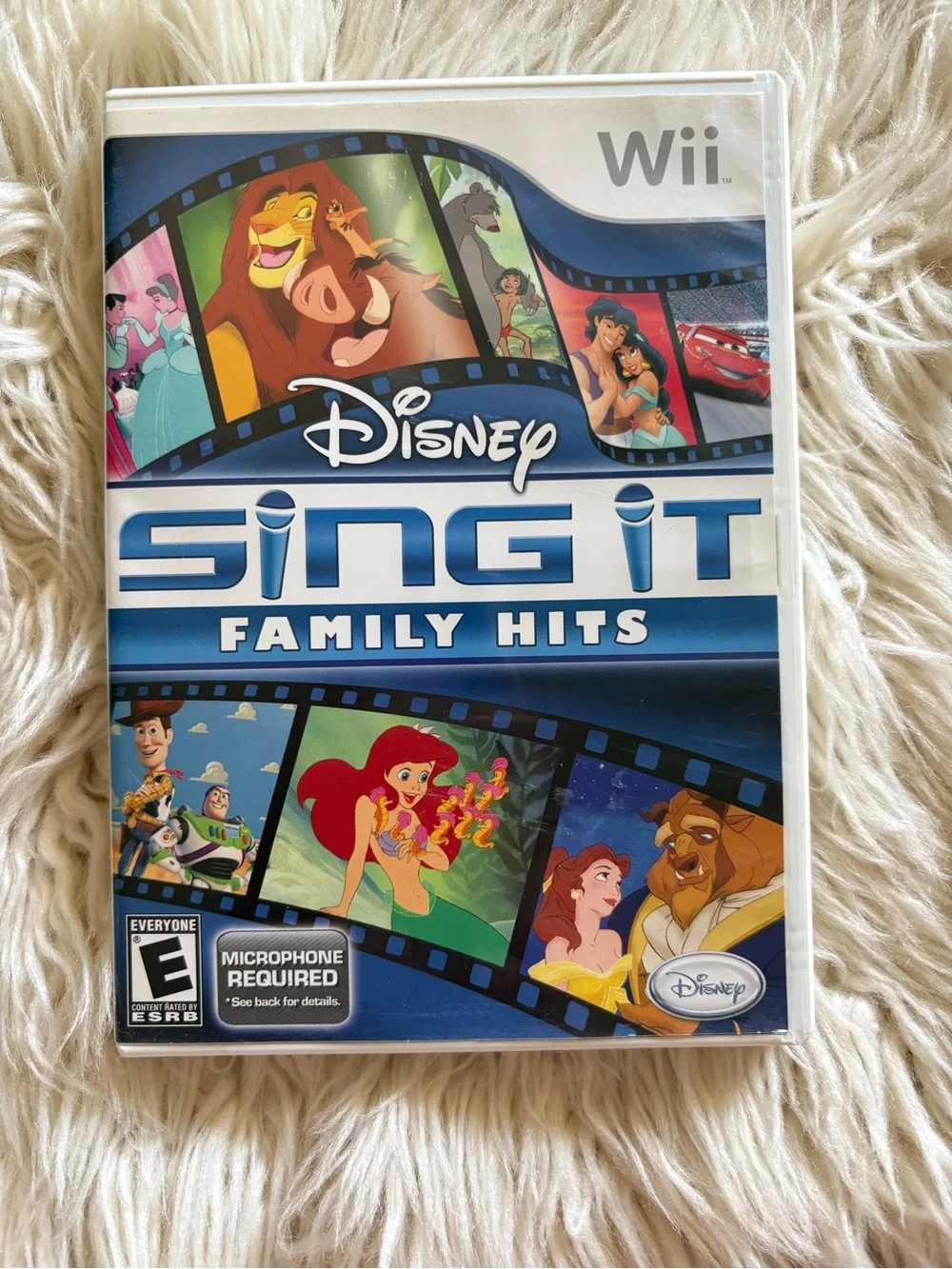 Disney Sing It Family Hits Nintendo Wii Video Game Complete CIB Sing Along